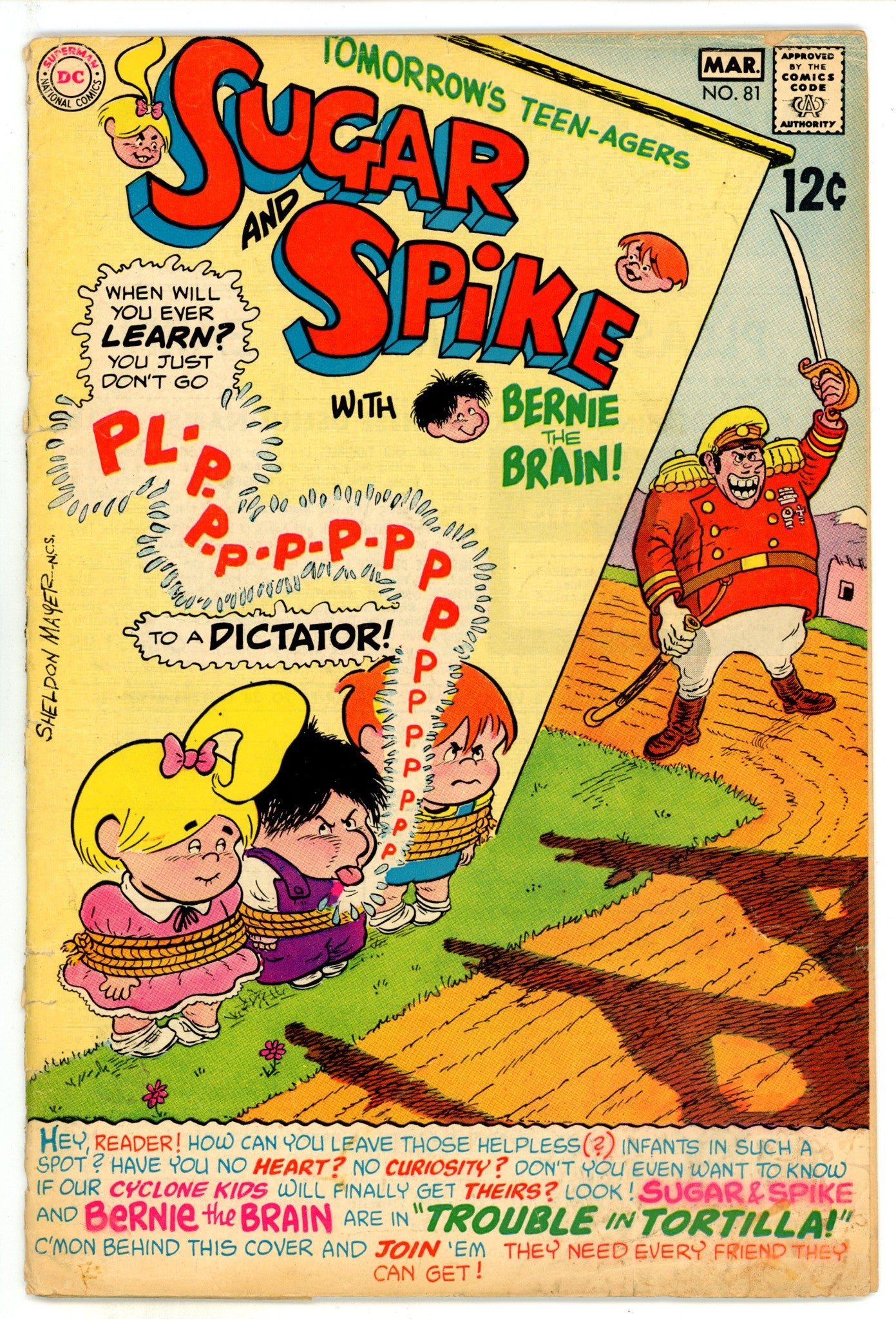 Sugar & Spike 81 Cover Detached, Dolls Cut (1969) 