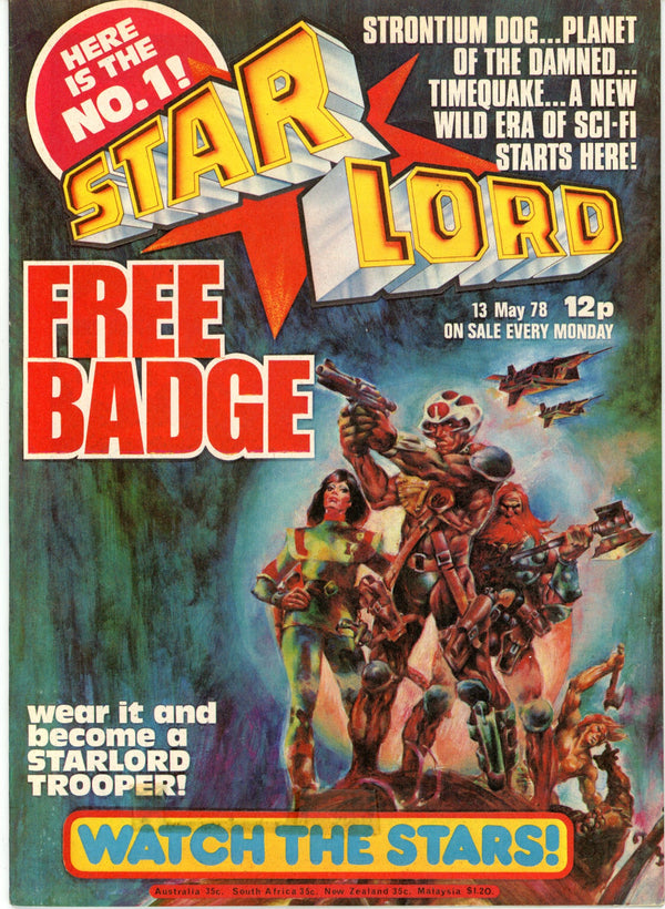 Starlord 13th May 1978 (1) VF- (7.5) With Gift (Detached) (1978)