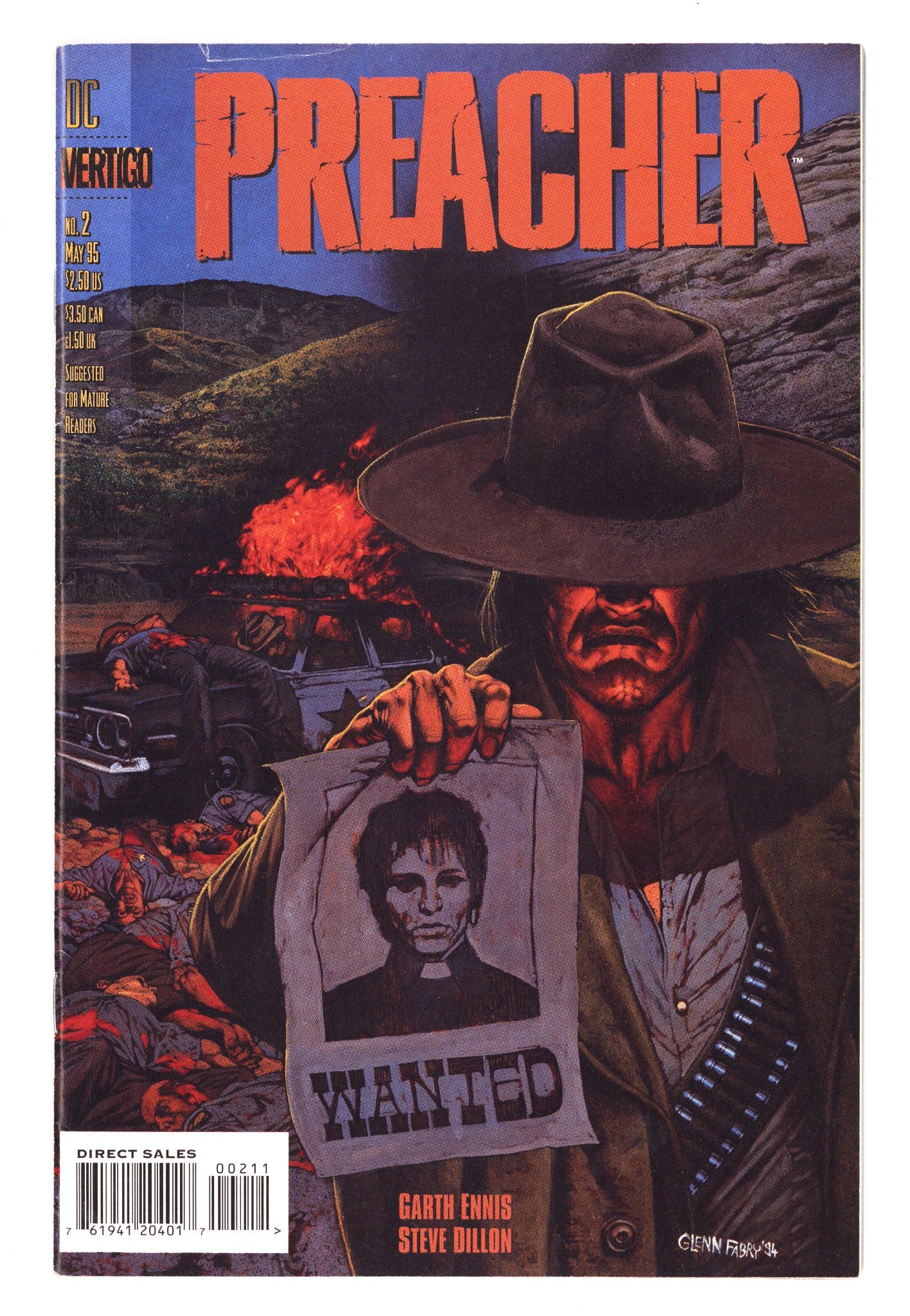 Preacher 2 FN/VF (7.0) (1995) 