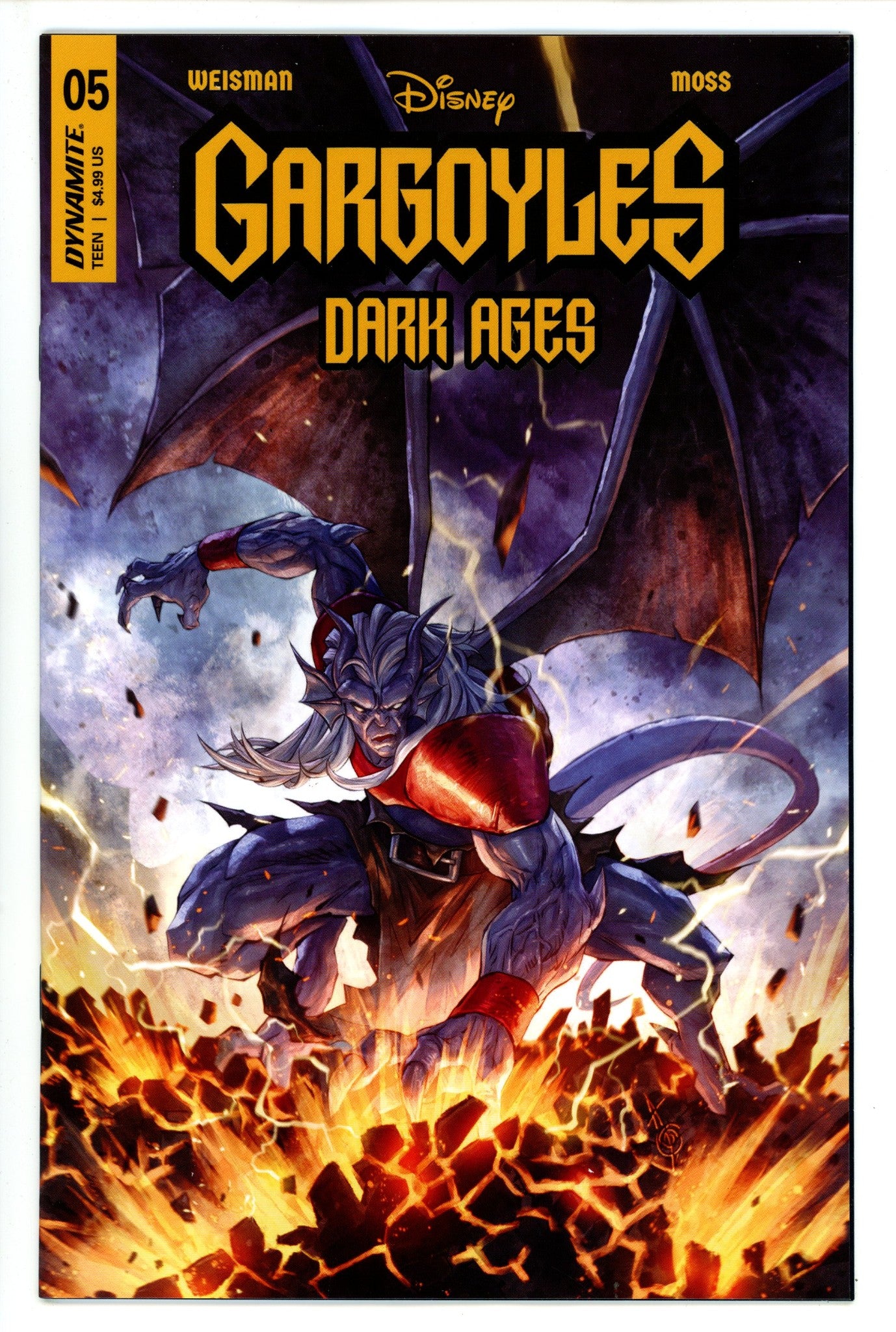 Gargoyles Dark Ages 5 Quah Variant (2024)
