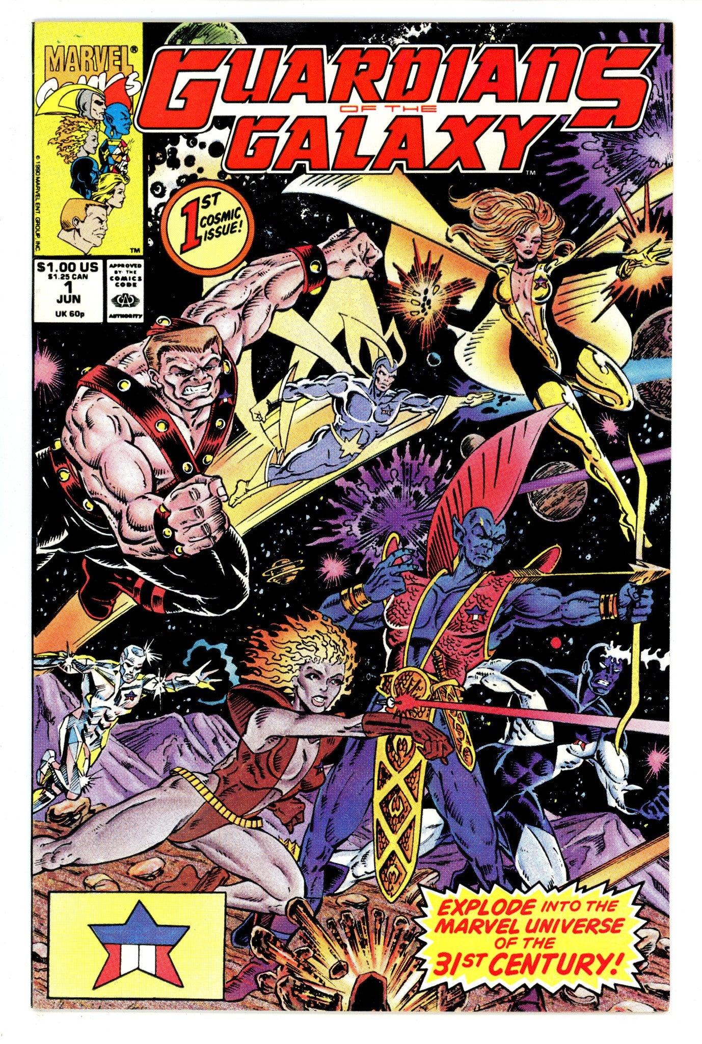 Guardians of the Galaxy Vol 1 1 VF (8.0) (1990) 
