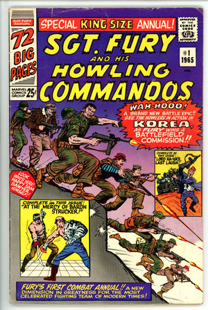 Sgt. Fury Annual 1 Canadian Variant VG- (1965)