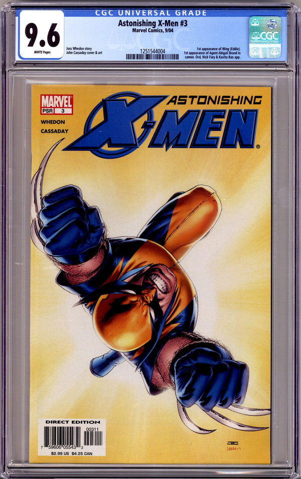 Astonishing X-Men Vol 3 3 CGC 9.6 (NM+) (2004)