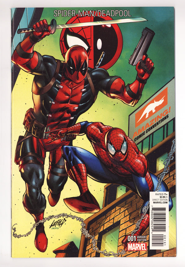 Spider-Man / Deadpool 1 NM- (9.2) (2016) Liefeld Exclusive Variant