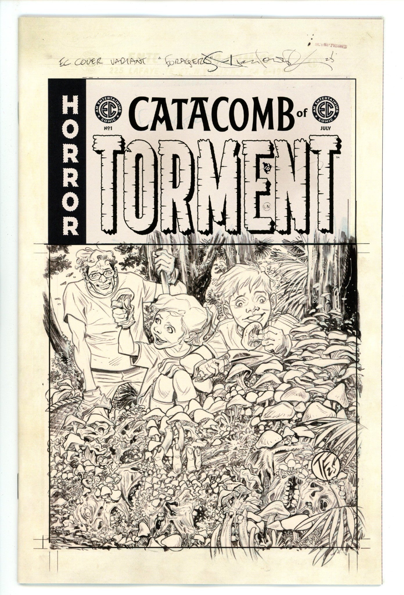EC Catacomb Of Torment 1 Fowler B&W Incentive Variant NM (2025)