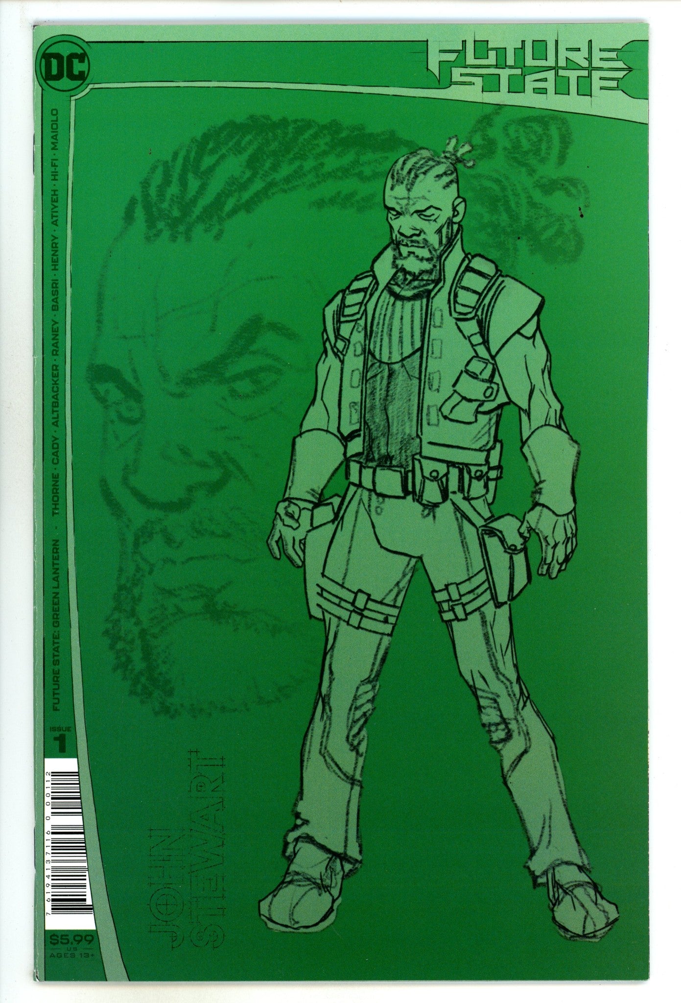 Future State: Green Lantern 1 High Grade (2021) 2nd Print 