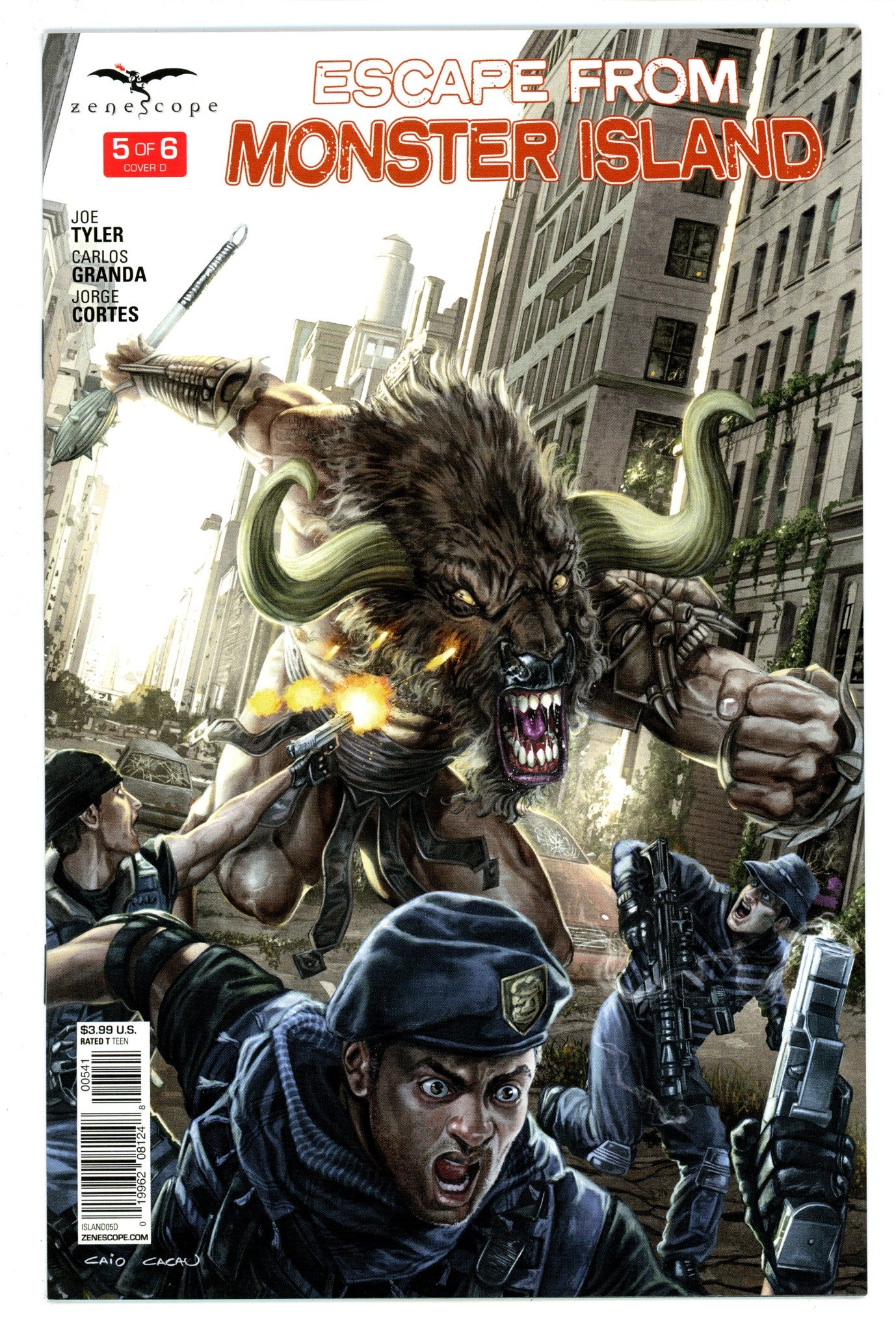 Escape from Monster Island 5 High Grade (2016) Cacau Variant 