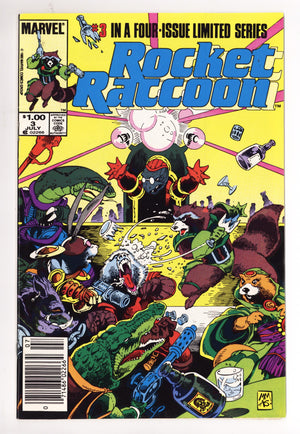 Rocket Raccoon Vol 1 3  FN/VF (7.0)   (1985)     Canadian Price Variant