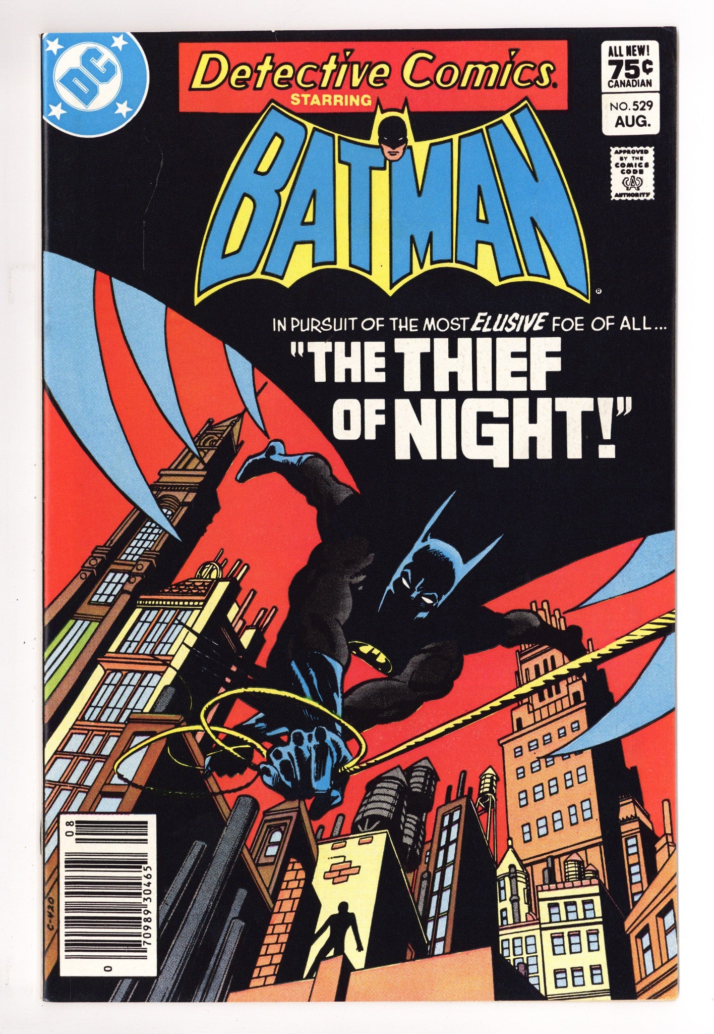 Detective Comics Vol 1 529 NM- (9.2) (1983) Canadian Price Variant 