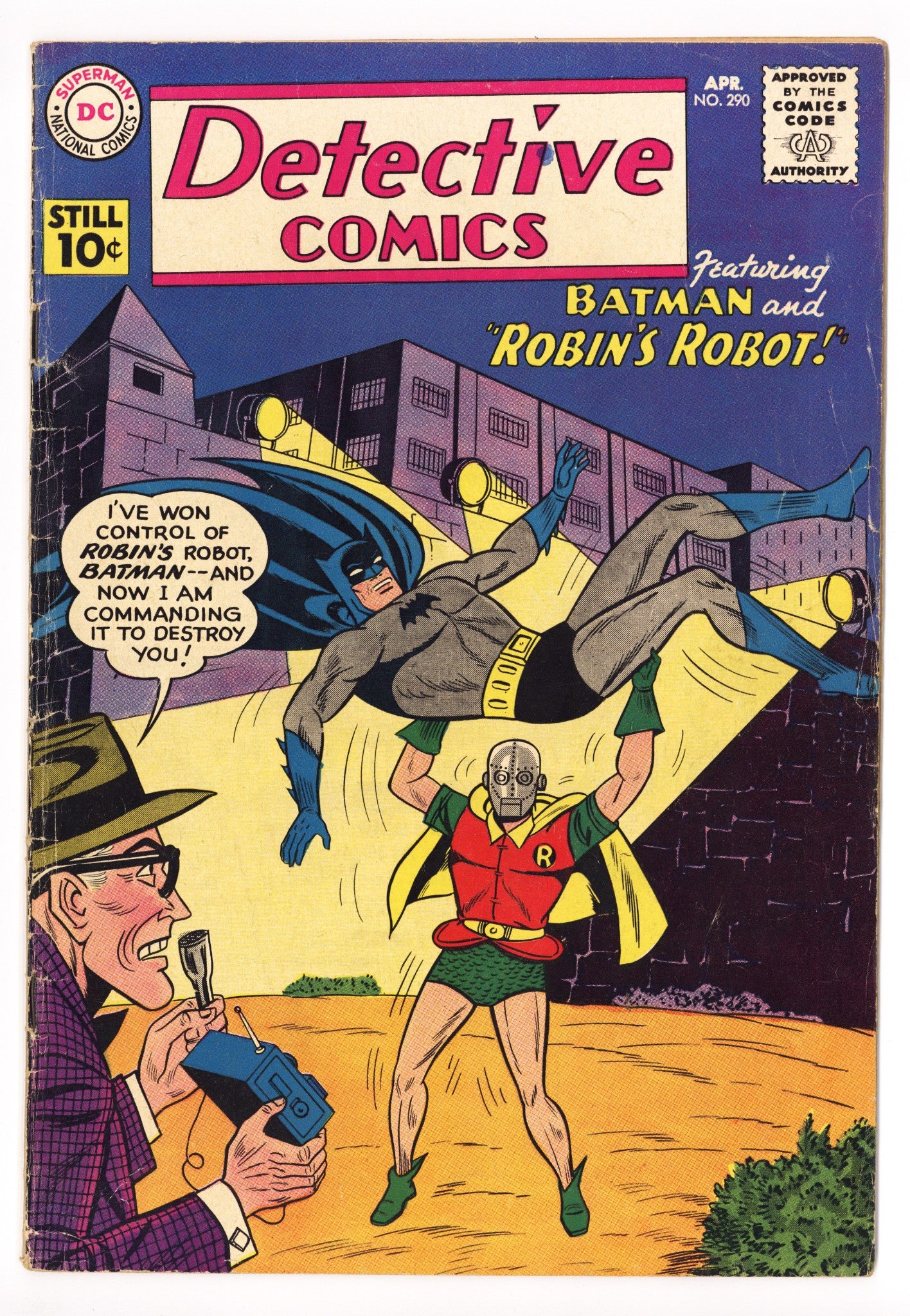 Detective Comics Vol 1 290 VG- (3.5) (1961) 
