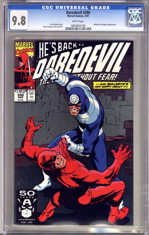 Daredevil Vol 1 290 CGC 9.8 (NM/M) (1991)