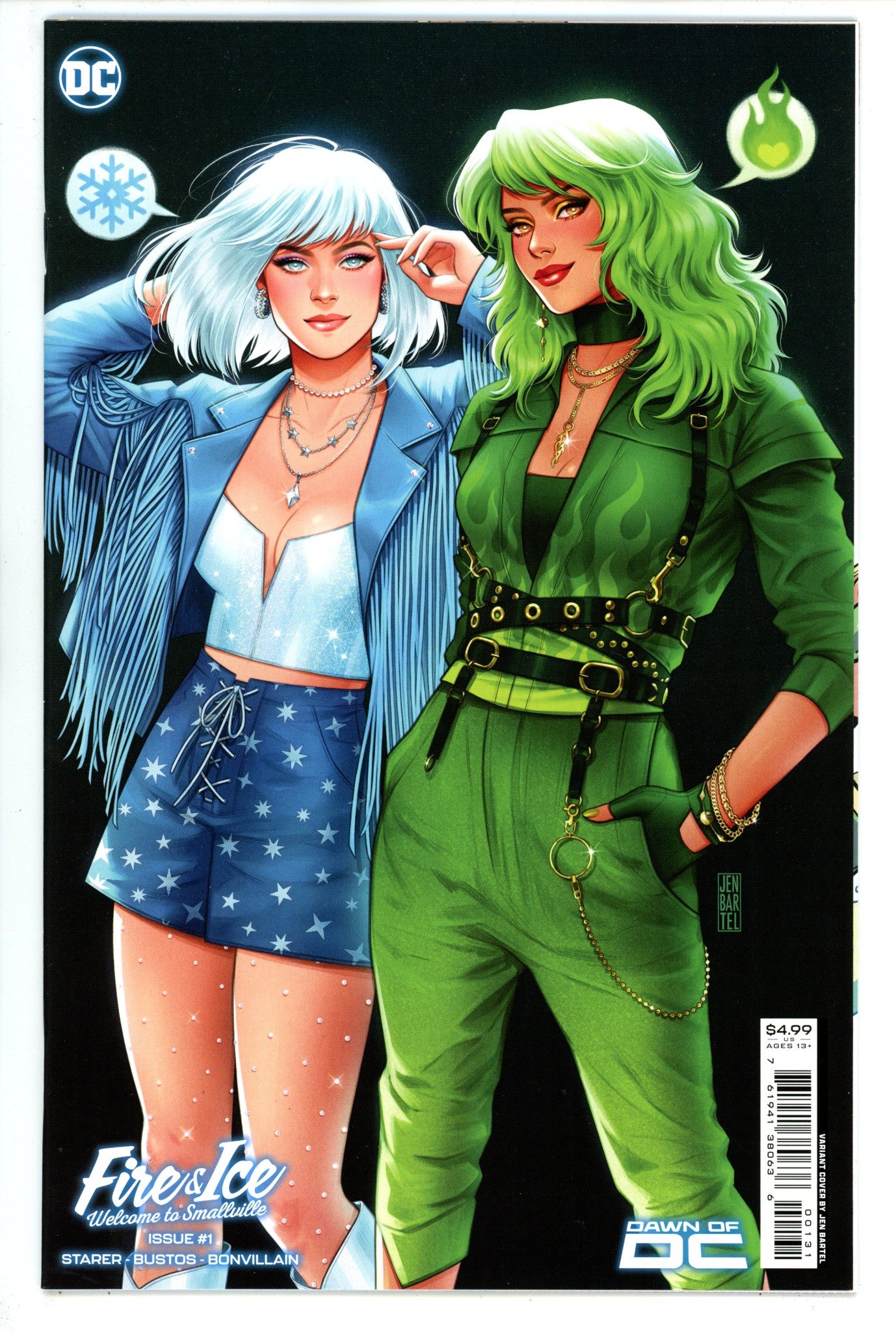 Fire & Ice: Welcome to Smallville 1 High Grade (2023) Bartel Variant 