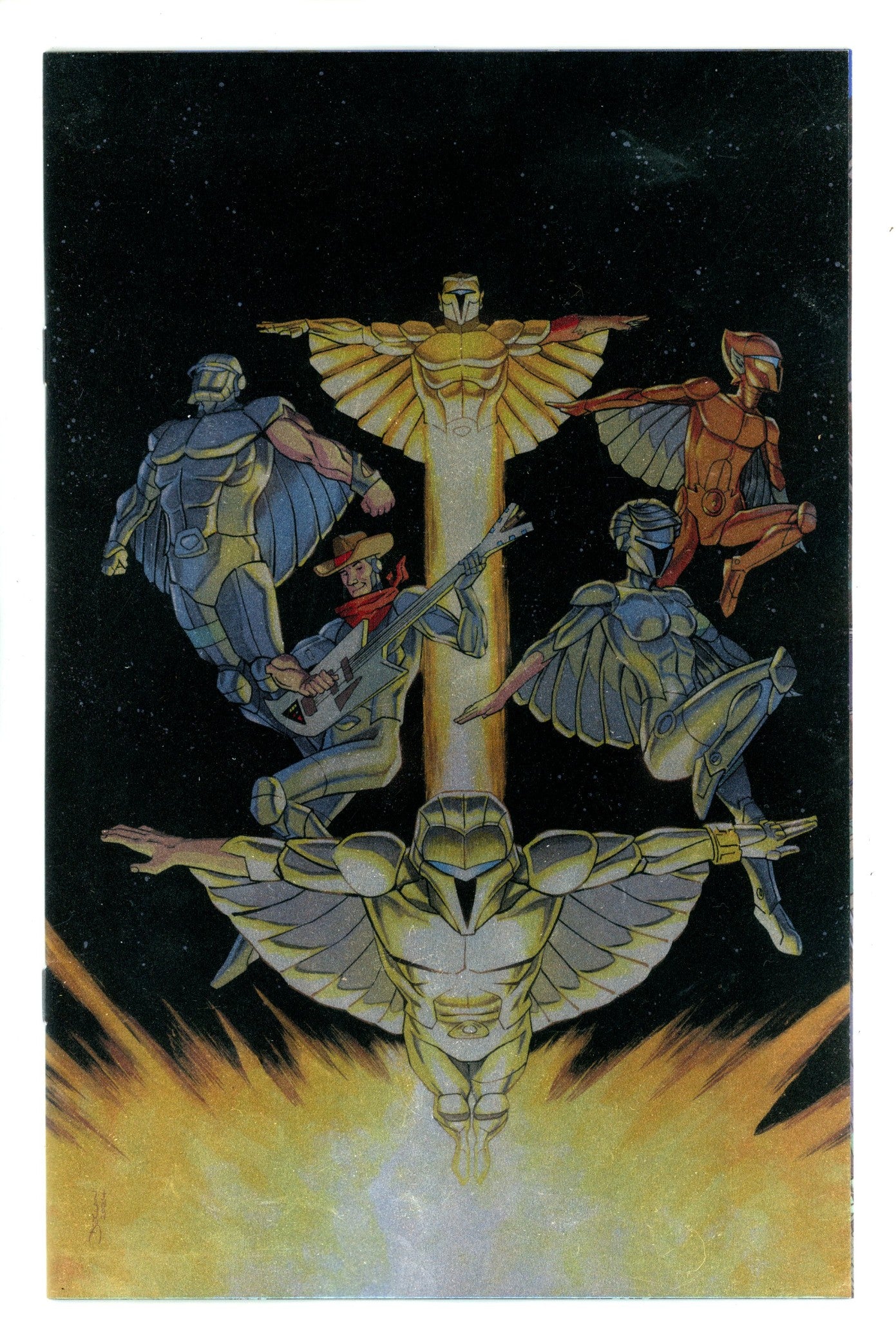 Silverhawks 1 Shalvey Foil Virgin Incentive Variant NM+ (2025)