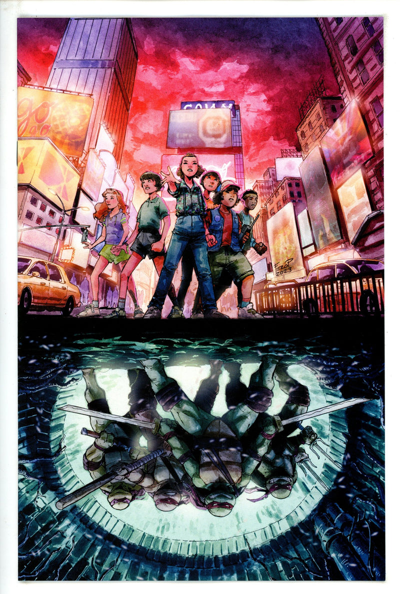 Teenage Mutant Ninja Turtles X Stranger Things 1 Pe Virgin Incentive Variant NM- (2023)