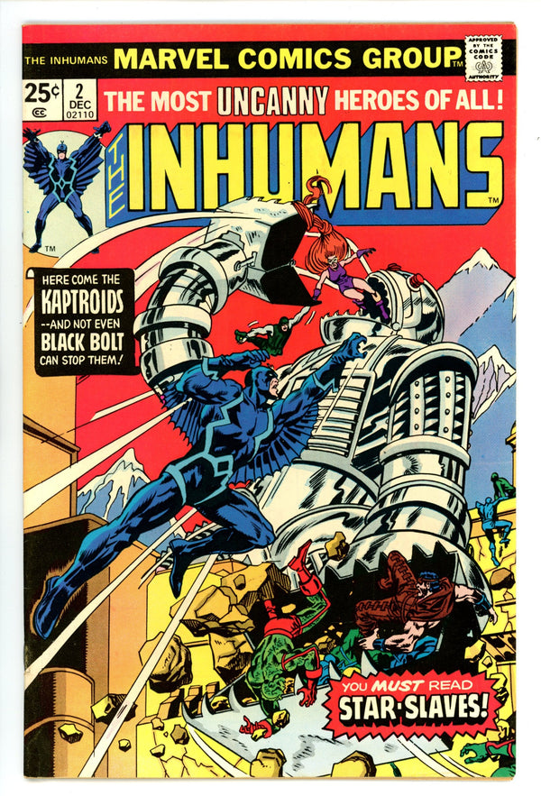 The Inhumans Vol 1 2 VF- (7.5) (1975)