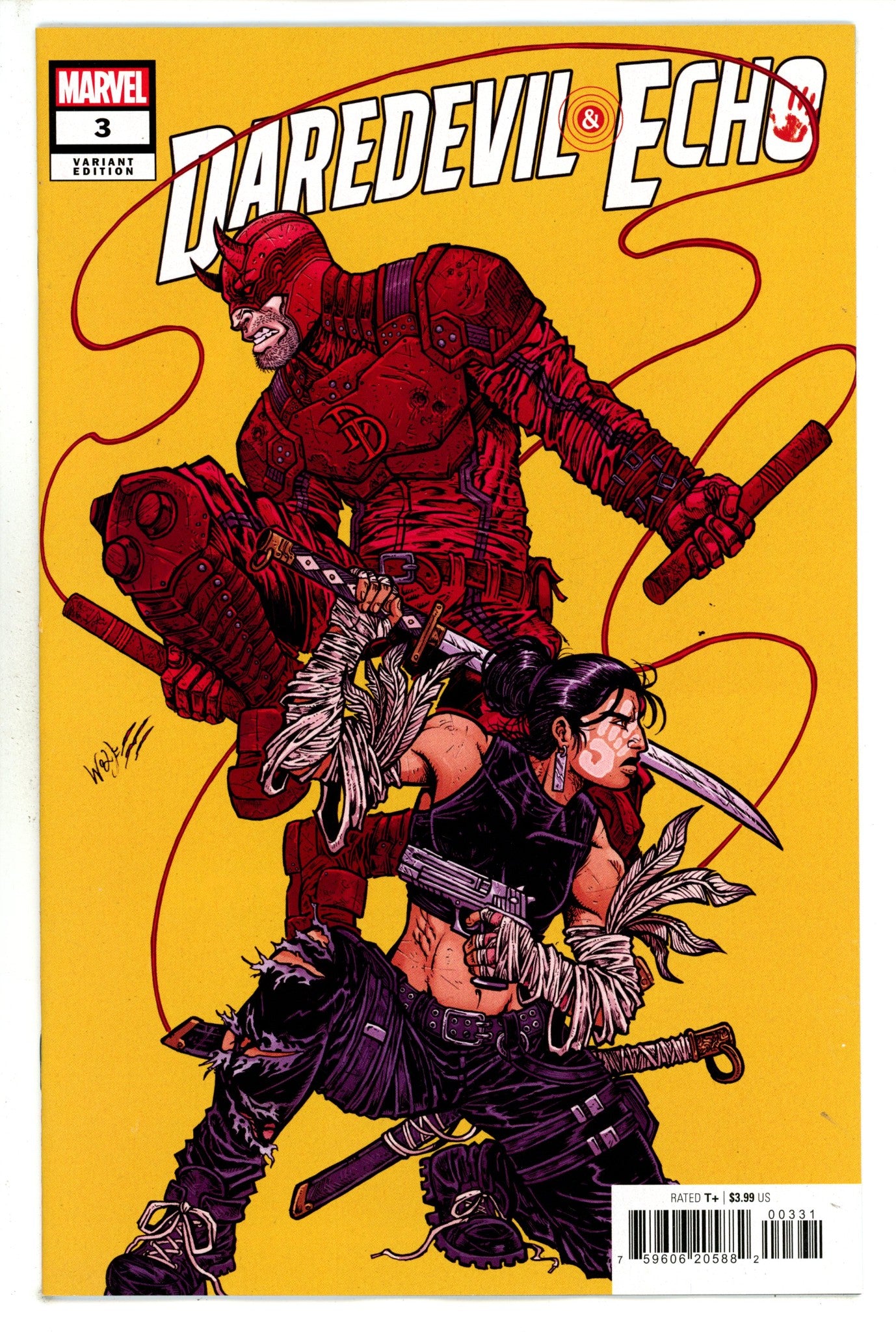 Daredevil And Echo 3 Wolf Variant (2023)