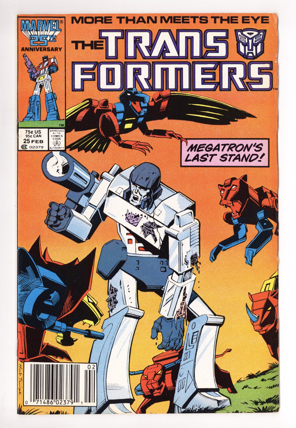 The Transformers 25 Low Grade (1987) Newsstand