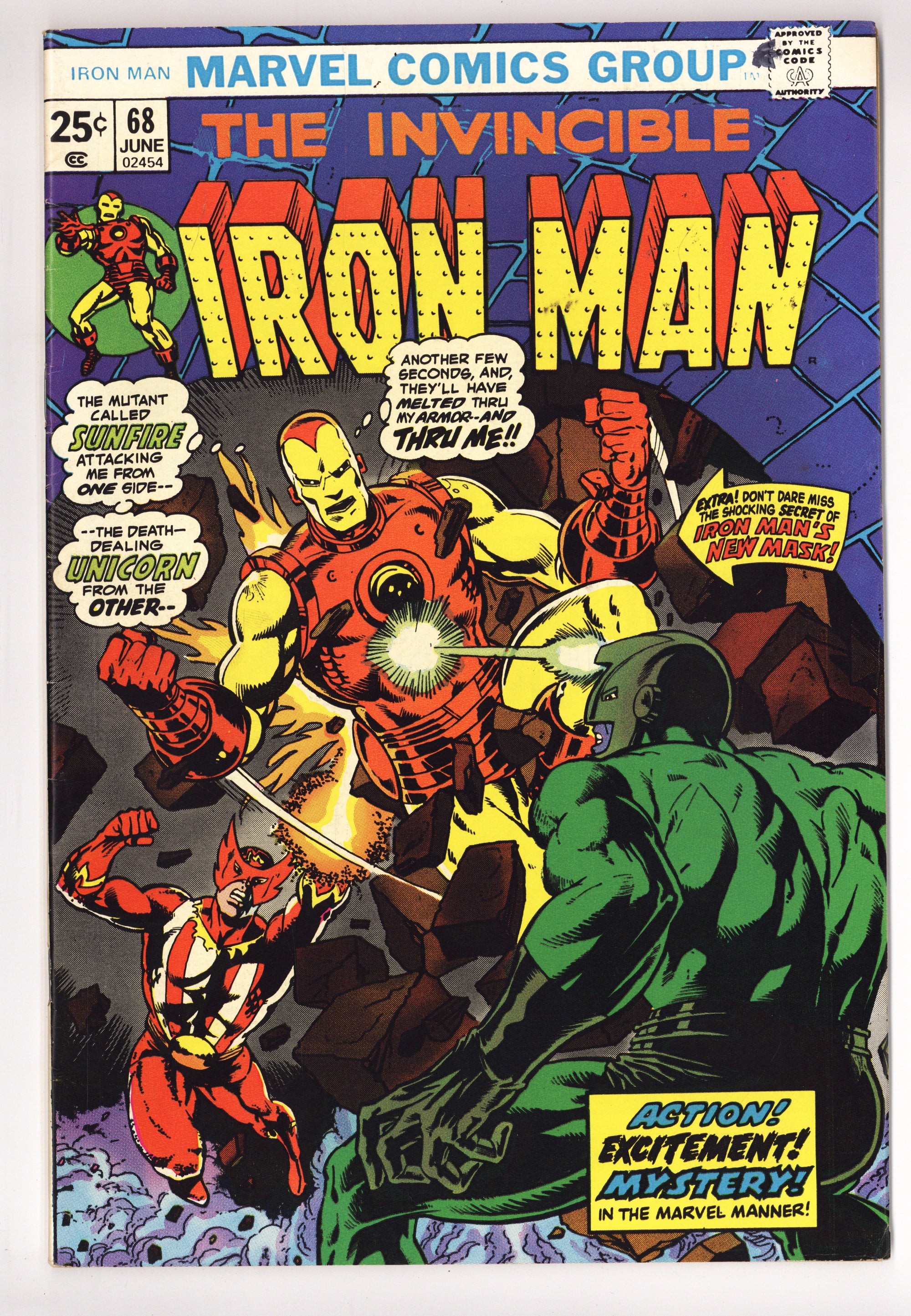 Iron Man Vol 1 68 VF- (7.5) Mark Jewellers (1974) 