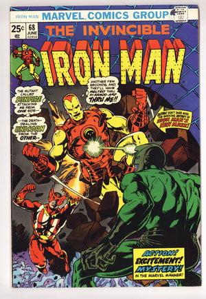Iron Man Vol 1 68 VF- (7.5) Mark Jewellers (1974)