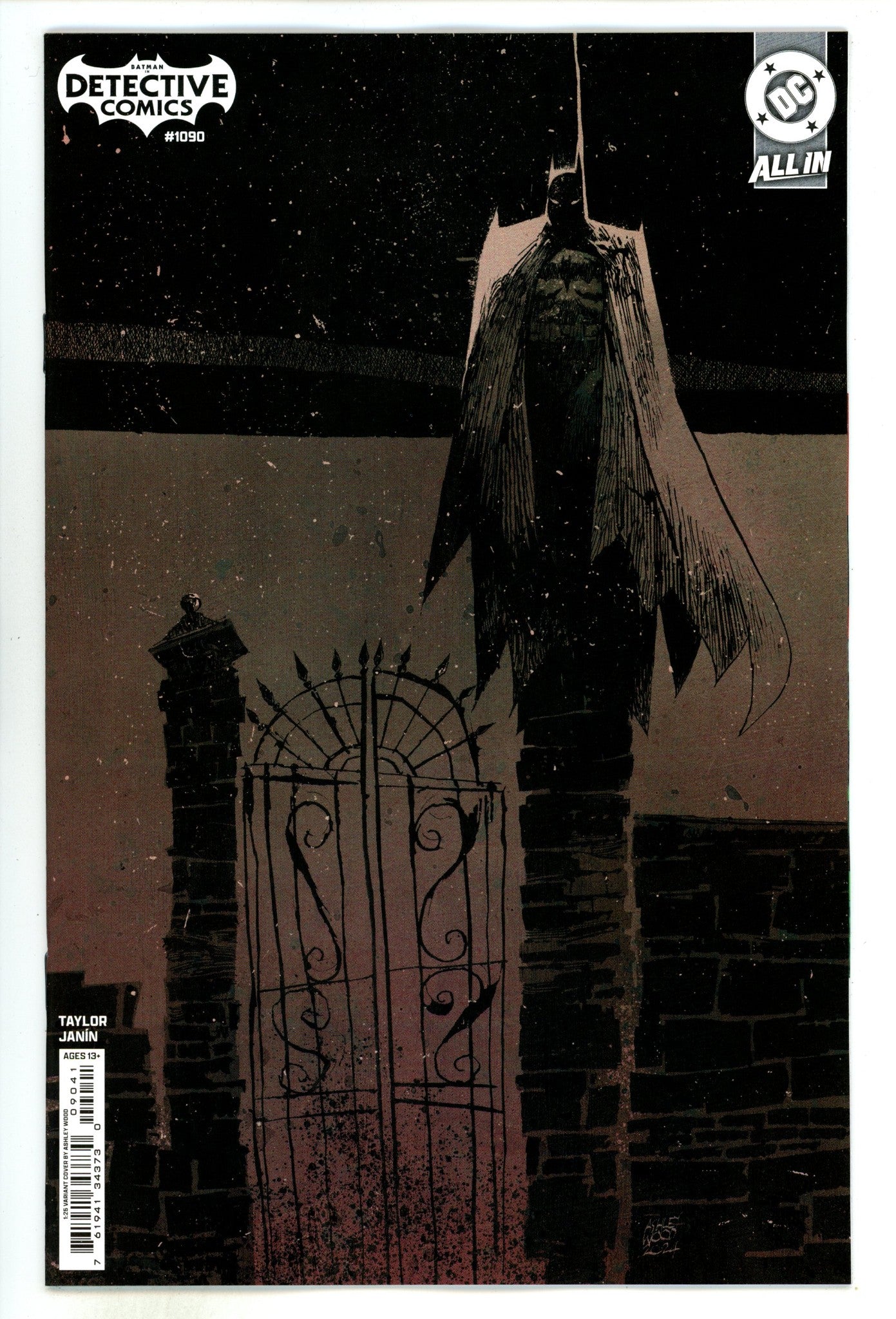 Detective Comics Vol 3 1090 Wood Incentive Variant NM+ (2024)