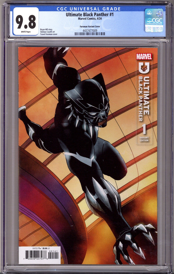 Ultimate Black Panther 1 CGC 9.8 (NM/M) (2024) Foreman Variant