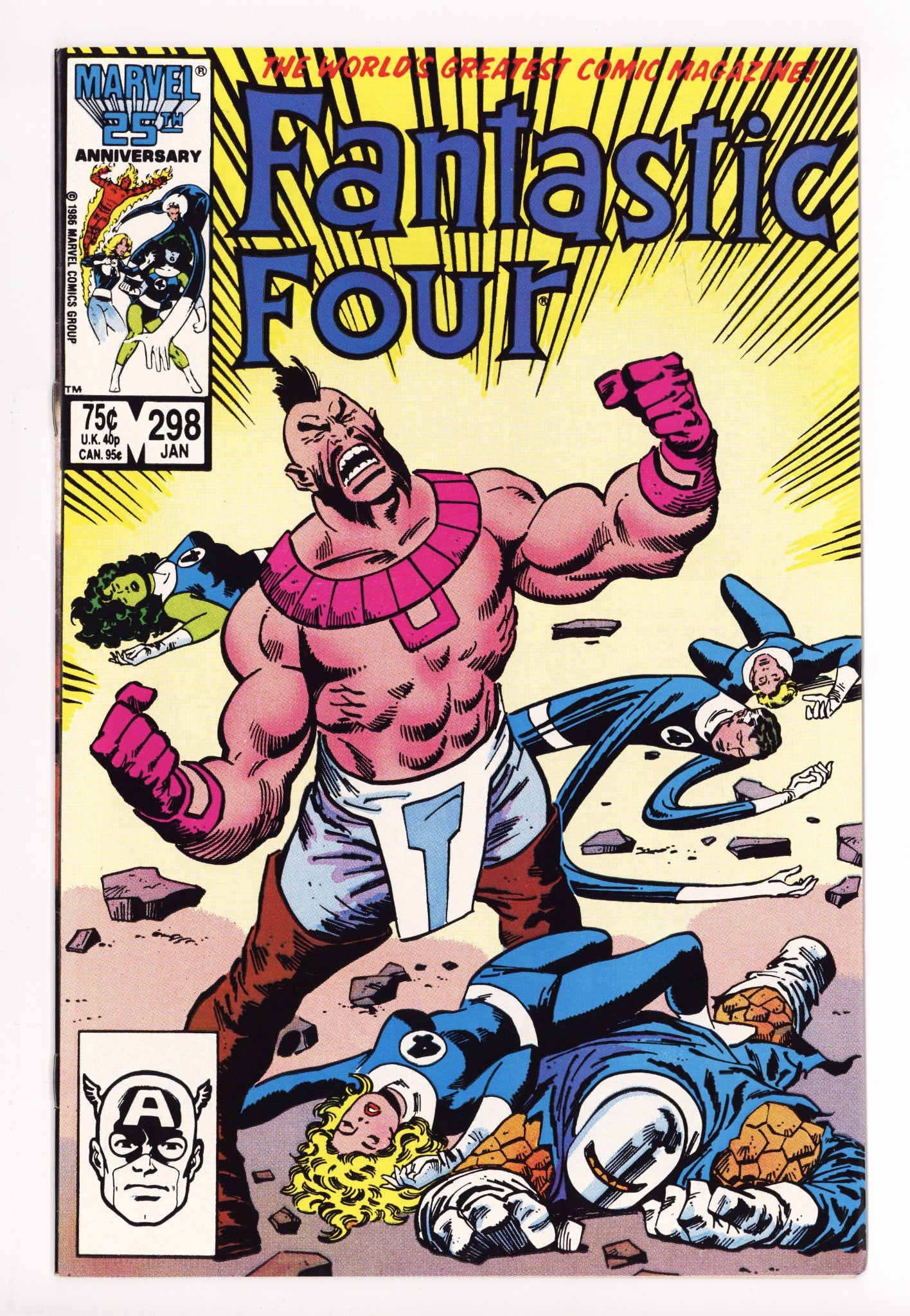 Fantastic Four Vol 1 298 High Grade (1987) 