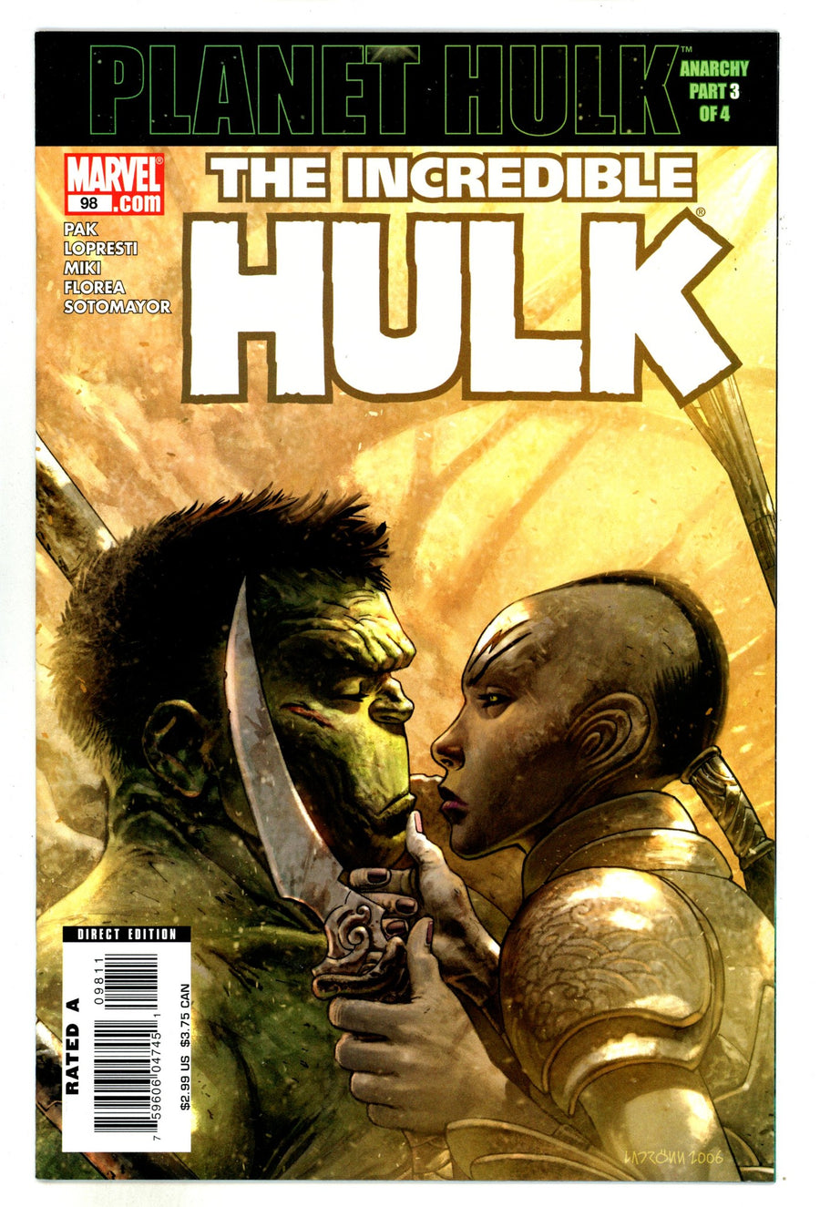 Incredible Hulk Vol 2 98 High Grade (2006) 