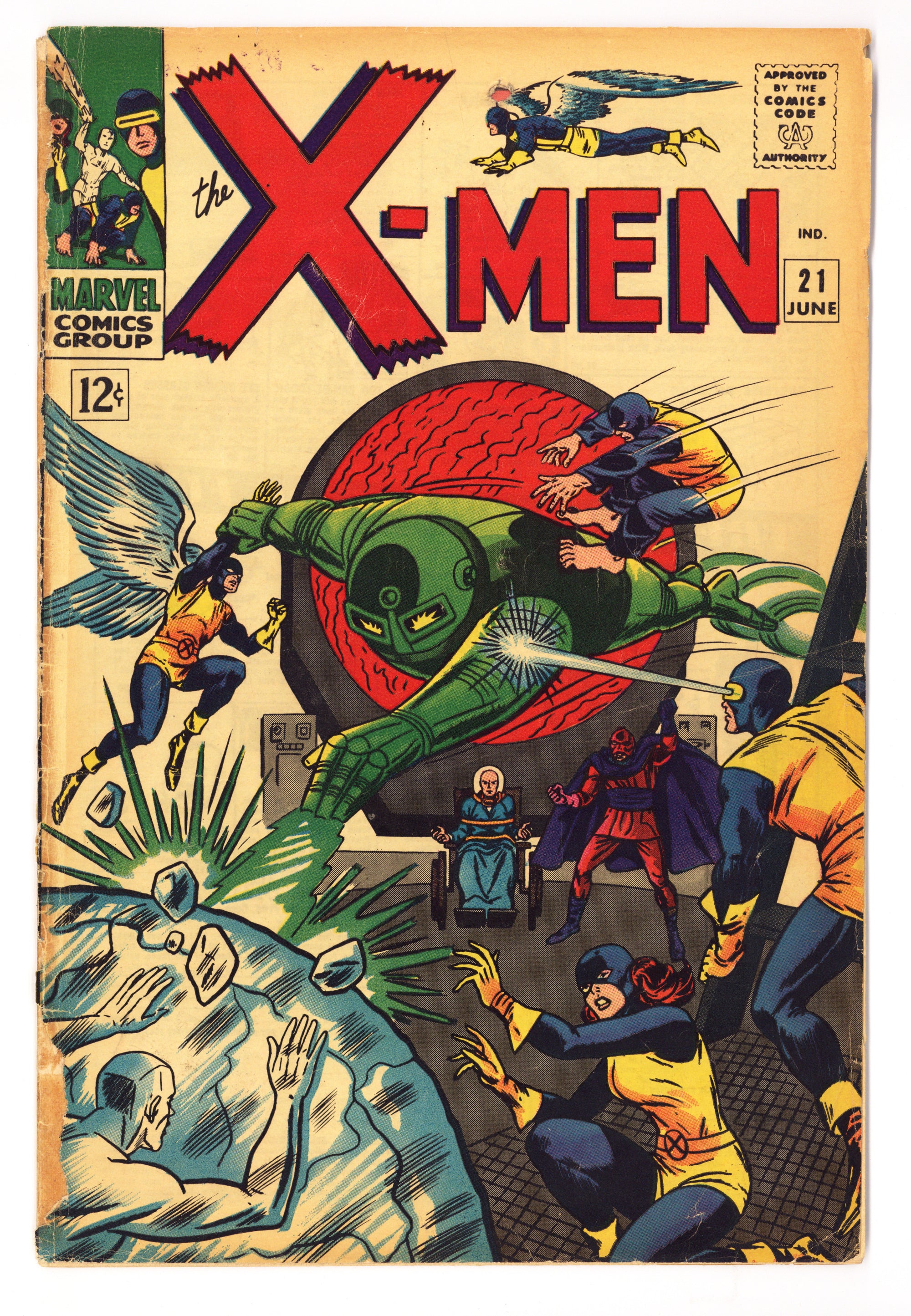 The X-Men Vol 1 21  PR (0.5) Back Cover Missing, Incomplete  (1966)        