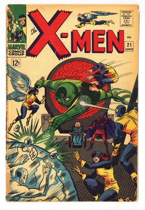 The X-Men Vol 1 21  PR (0.5) Back Cover Missing, Incomplete  (1966)
