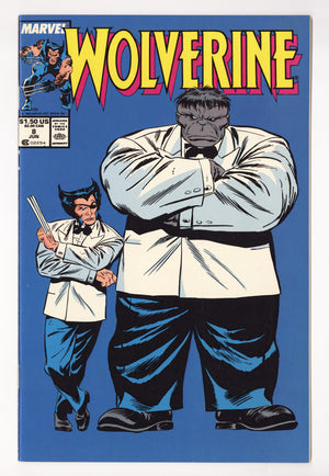 Wolverine Vol 1 8  FN/VF (7.0)   (1989)