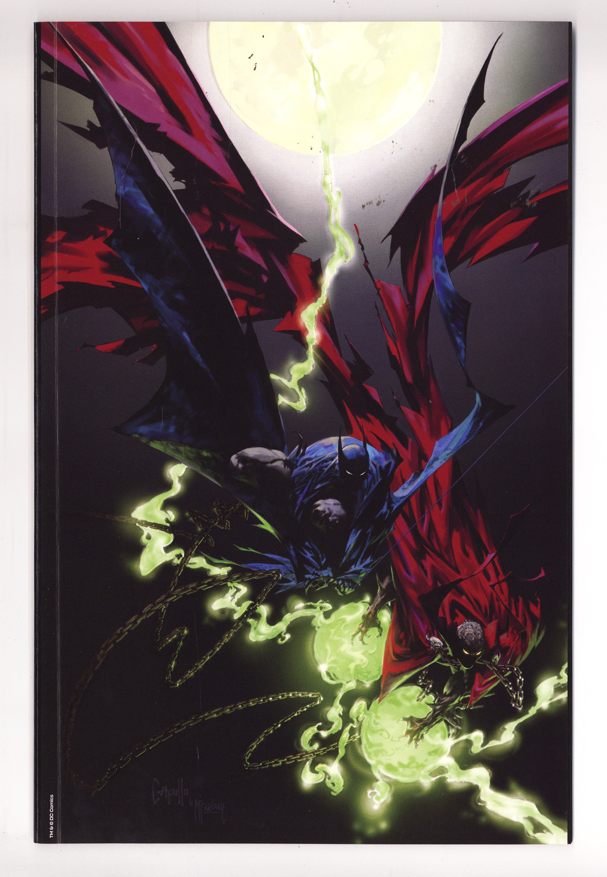 Batman / Spawn 1 High Grade (2023) Capullo Glow in the Dark Variant 
