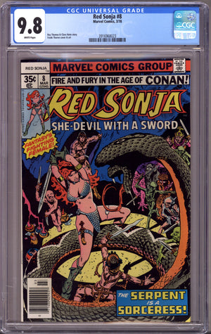 Red Sonja Vol 1 8 CGC 9.8 (NM/M) (1978)