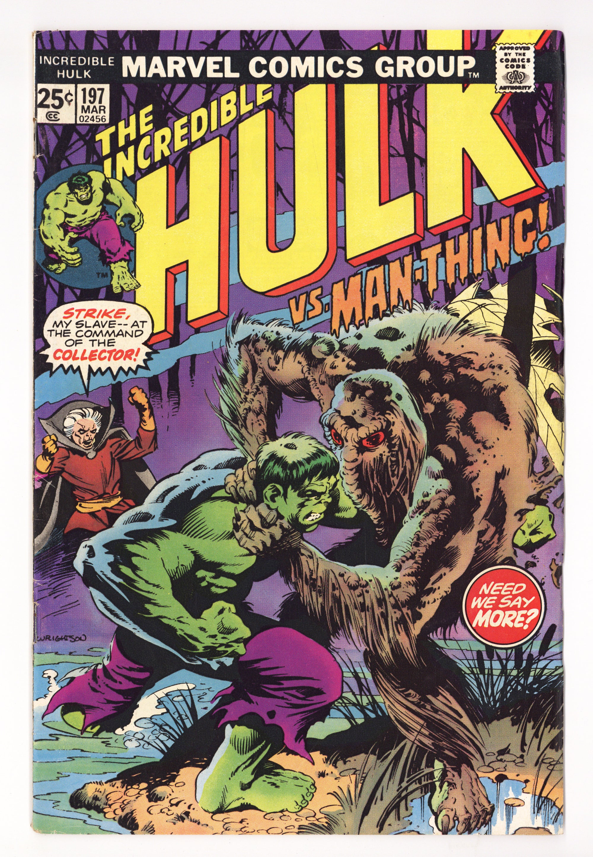 The Incredible Hulk Vol 1 197 Low Grade (1976) 