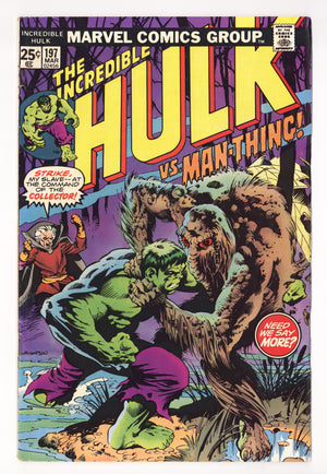 The Incredible Hulk Vol 1 197 Low Grade (1976)