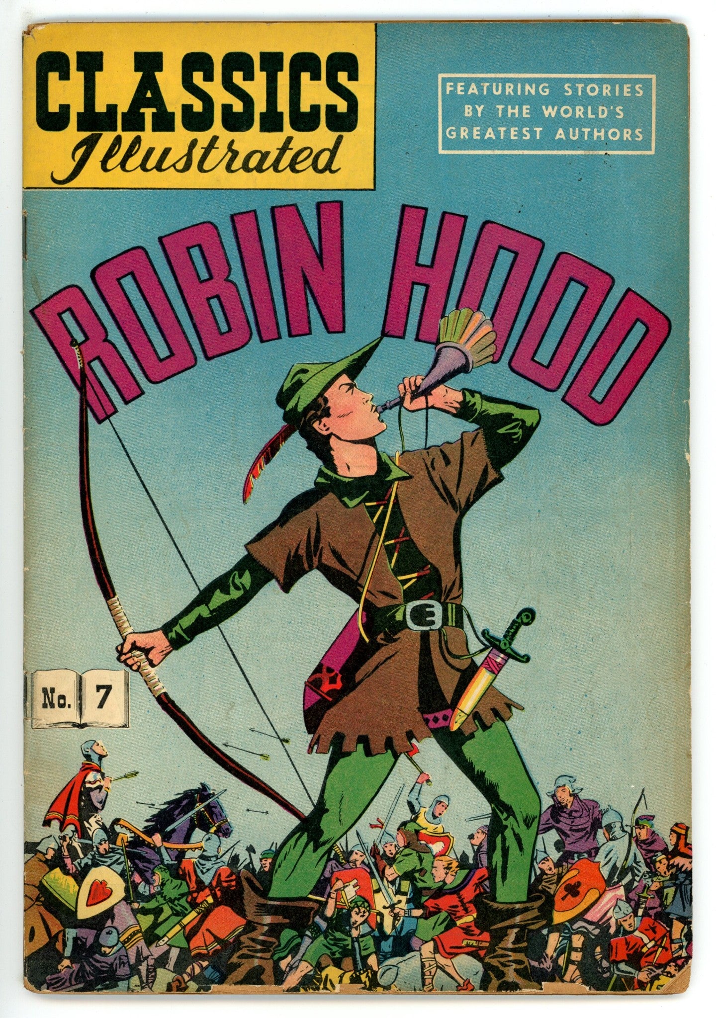 Classics Illustrated: Robin Hood 7 Hrn 51 VG (1948)