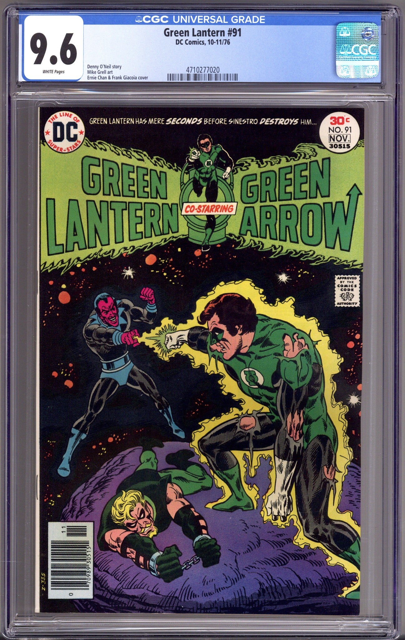 Green Lantern Vol 2 91 CGC 9.6 (NM+)   (1976)        