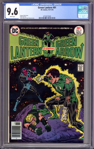 Green Lantern Vol 2 91 CGC 9.6 (NM+)   (1976)