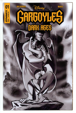 Gargoyles Dark Ages 1 Andolfo B&W Incentive Variant (2023)