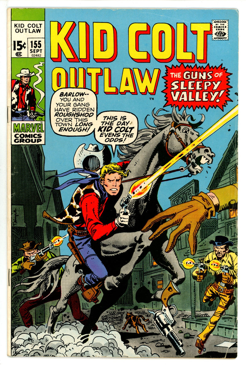 Kid Colt Outlaw 155 VG/FN (5.0) (1971) 