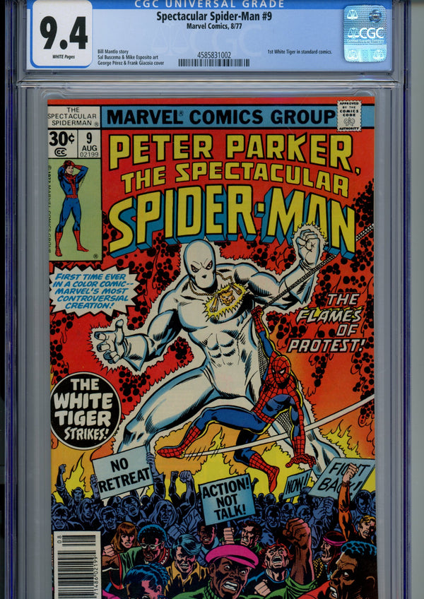 The Spectacular Spider-Man Vol 1 9 CGC 9.4 (NM) (1977)