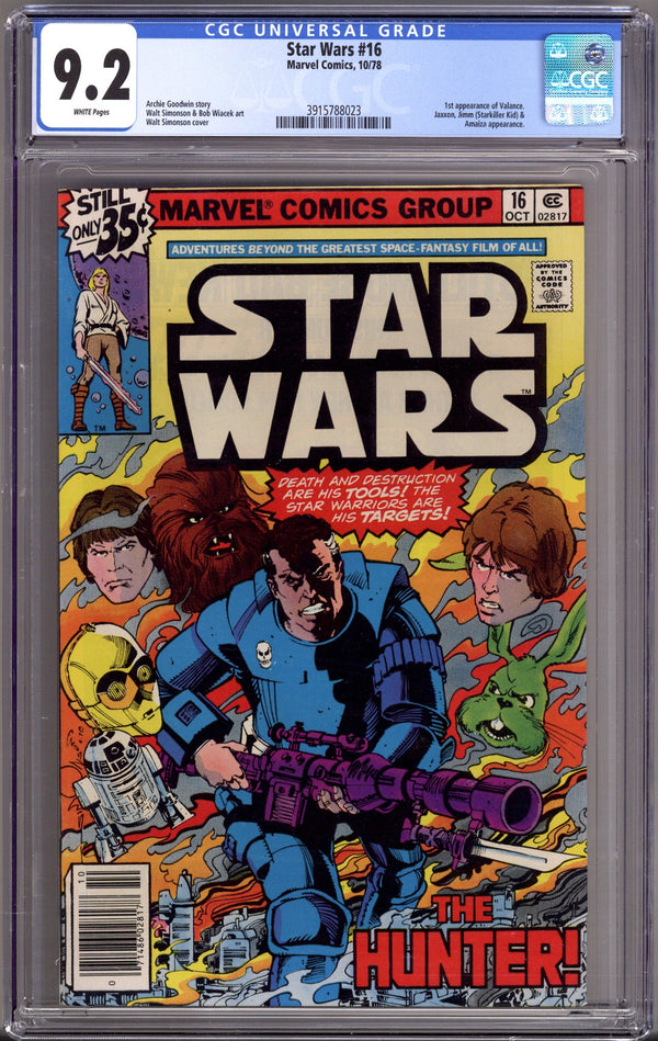 Star Wars Vol 1 16 CGC 9.2 (NM-)   (1978)