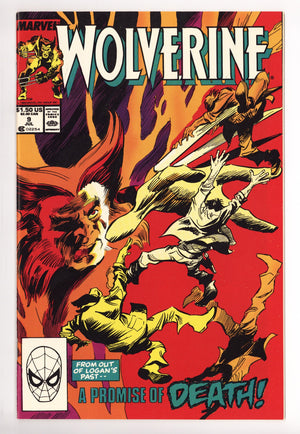 Wolverine Vol 2 9  High Grade   (1989)