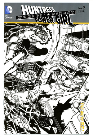 Worlds' Finest 2 VF/NM (9.0) (2012) P√É¬©rez B&W Variant