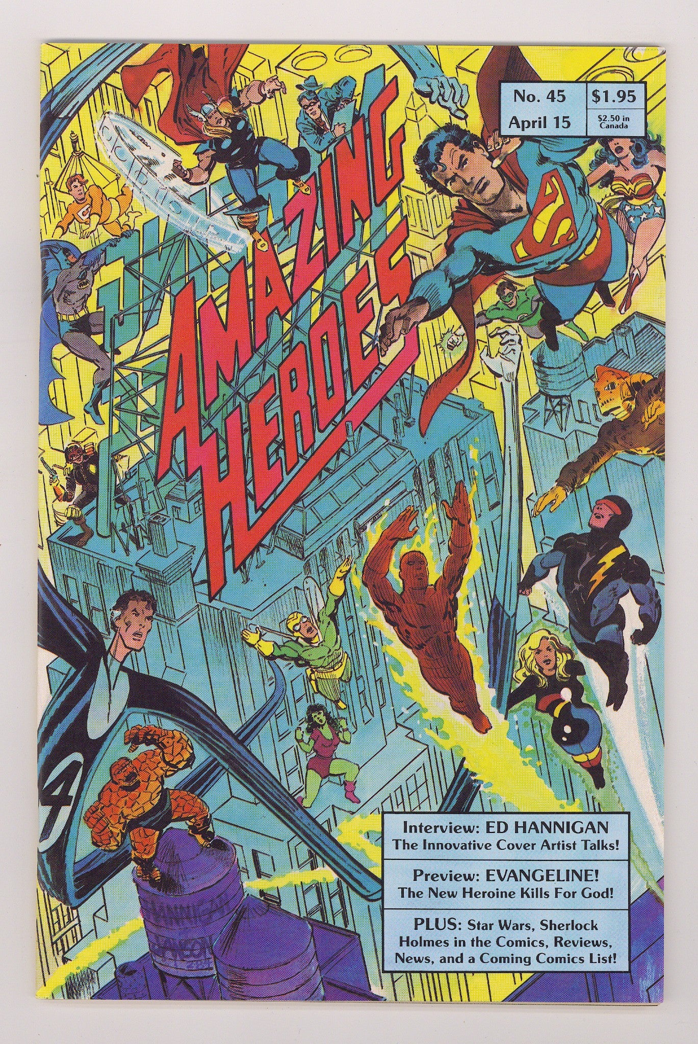 Amazing Heroes 45 VF+ (8.5) (1984) 