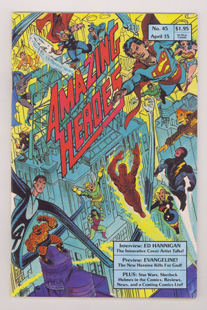 Amazing Heroes 45 VF+ (8.5) (1984) 