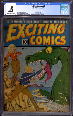 Exciting Comics 1 (4) CGC 0.5 (PR) (1940)