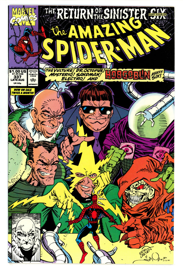 The Amazing Spider-Man Vol 1 337 NM- (9.2) (1990)
