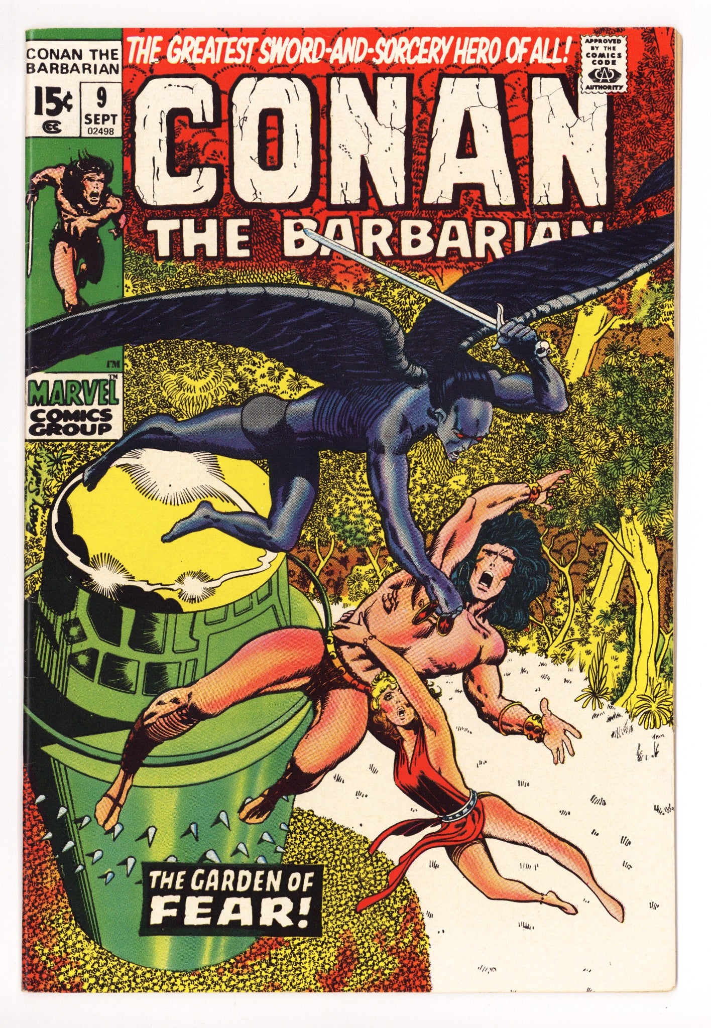 Conan the Barbarian Vol 1 9 VF- (7.5) (1971) 