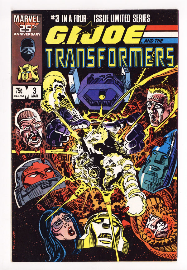 G.I. Joe and the Transformers 3 Mid Grade (1987)