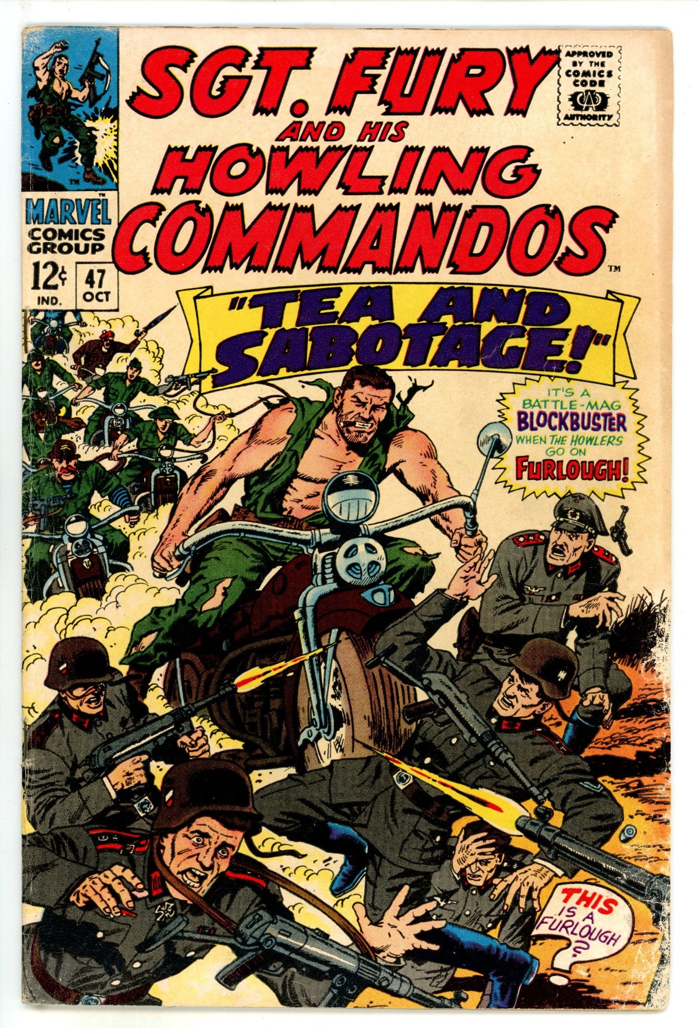 Sgt. Fury 47 VG- (3.5) (1967) 